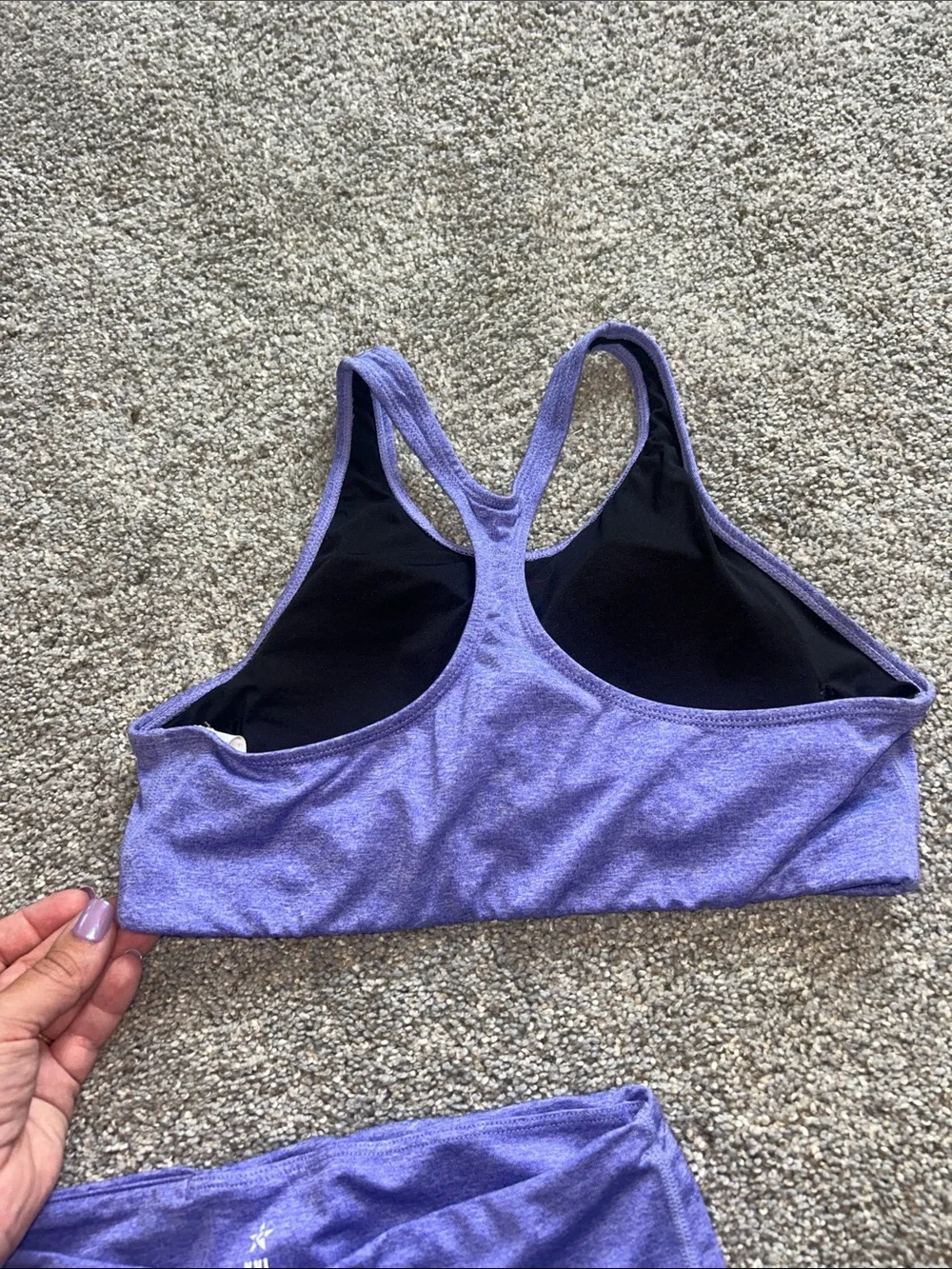 Rebel Athletic Purple Set - Sports Bra & Leggings